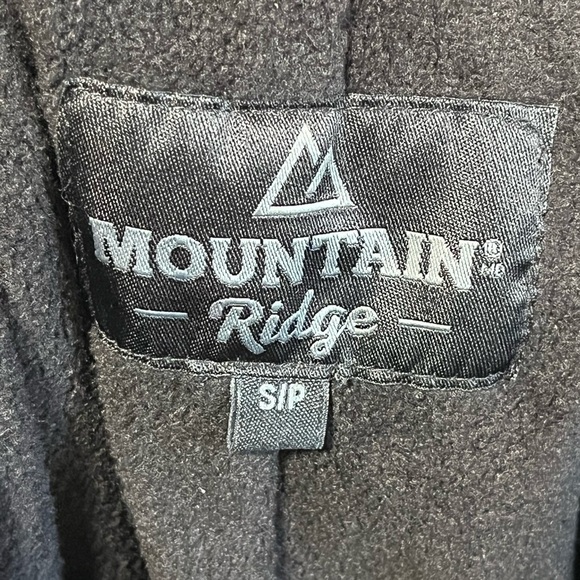 Mountain Ridge Men’s Black Fleece-Lined Waterproof Snow Pants – Size Small - Picture 2 of 11